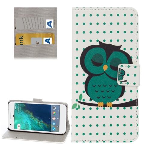 Google Pixel Housse Etui Cuir PU Hiboux ALS17571