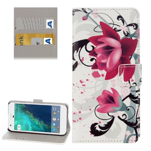 Google Pixel Housse Etui Cuir PU Lotus ALS17575