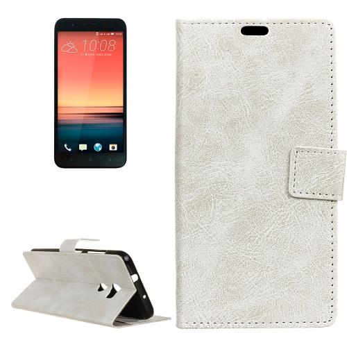HTC One X10 Housse Etui Cuir PU Blanc Effet Peau rétro ALS17734