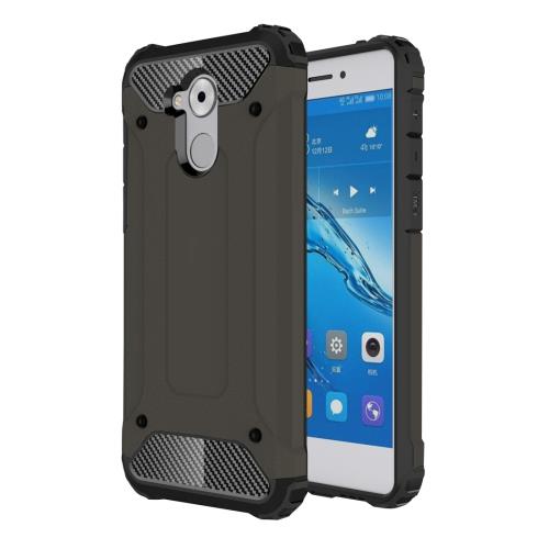 Huawei Enjoy 6S Coque Protection Plastique Café Combinaison ALS17767