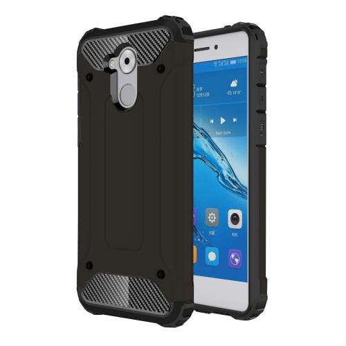 Huawei Enjoy 6S Coque Protection Plastique Noir Combinaison ALS17770