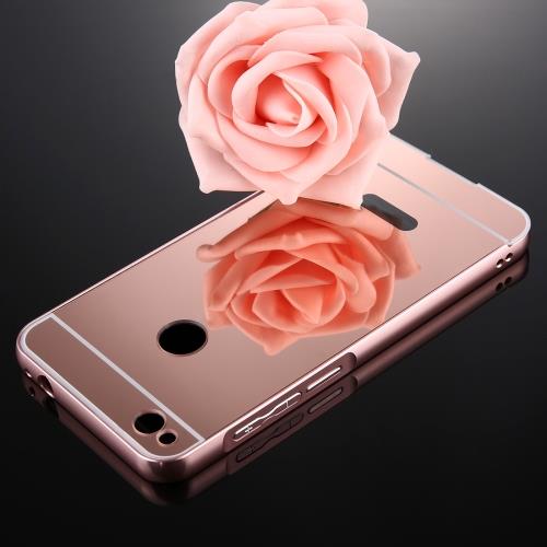 Huawei Honor 8 Coque Protection Plastique Effet Mirroir Rose Electroplating ALS17787