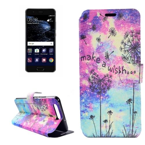Huawei P10 Housse Etui Cuir PU MAKE A WISH ALS17950