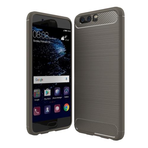 Huawei P10 Plus Coque Protection TPU Gris Effet brossé ALS18119