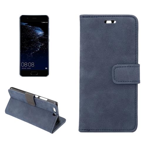 Huawei P10 Plus Housse Etui Cuir PU Bleu Horizontal ALS18139