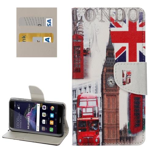 Huawei P8 Lite (2017) Housse Etui Cuir PU Big Ben ALS18239
