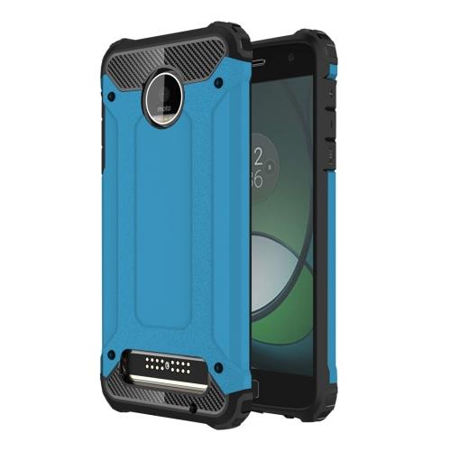 Motorola Moto Z Play Coque Protection Plastique Bleu Combinaison ALS18449