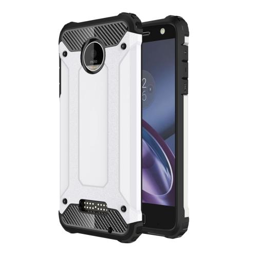Motorola Z Force Coque Protection Plastique Blanc Combinaison ALS18457