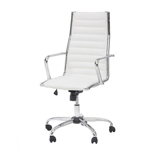 Chaise de bureau premium Pure Design PANDORA - Blanc