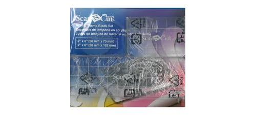 Ensemble De Blocs Pour Tampons Acrylique Cod. Castpbpls1 Pour Brother Scancut Cm840 Cm600 Cm900