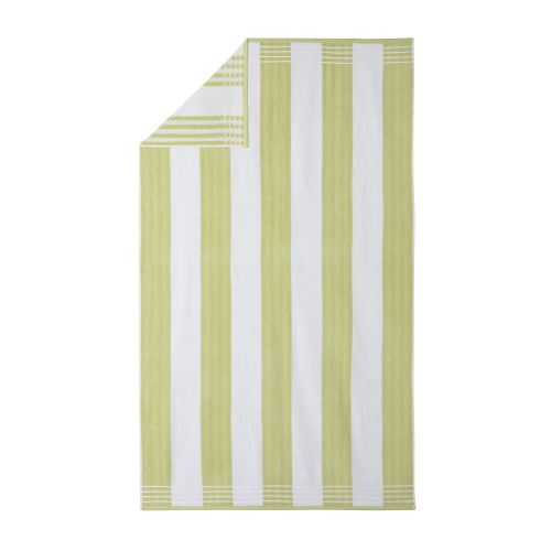 Essix - Drap de plage Coton Holidays Pistache - 100 x 180 cm