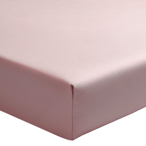 Essix - Percale coton Drap Housse Double Poudre - 2 x 90 x 200 cm