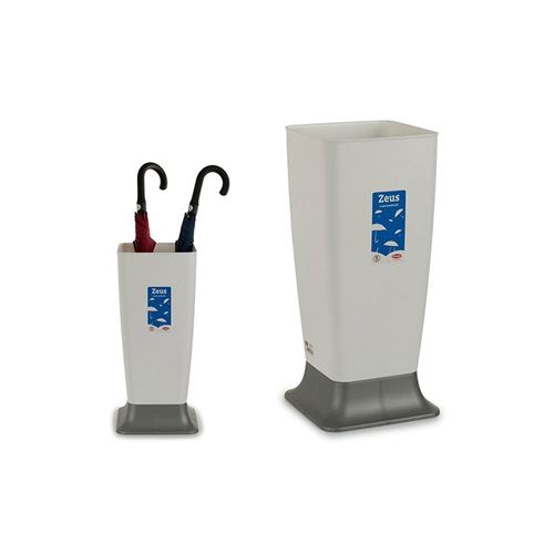 porte-parapluie stefanplast zeus blanc (25 x 55 x 25 cm)