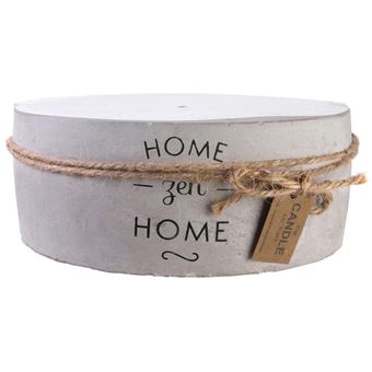 The Home Deco Factory - Bougie parfumée 3 mèches en bois Zen home