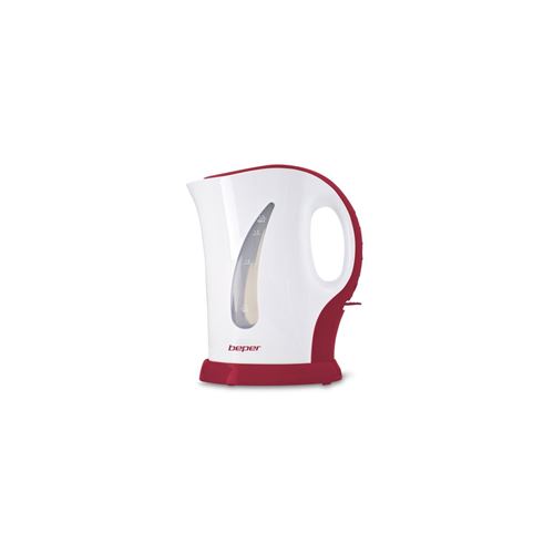 Beper 90.350h Bouilloire Electrique - 1,7l - 2200 W - Blanc Et Rouge