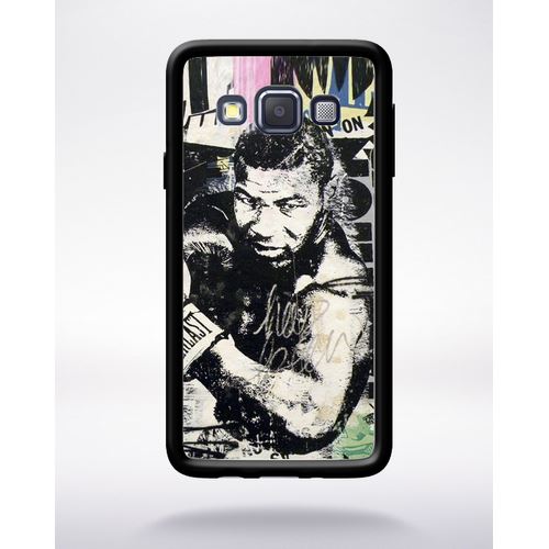 Coque Art Boxe Compatible Samsung A3 2015 Bord Noir Silicone