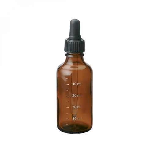 Flacon doseur vide + Pipette Compte-Gouttes - 50 ml