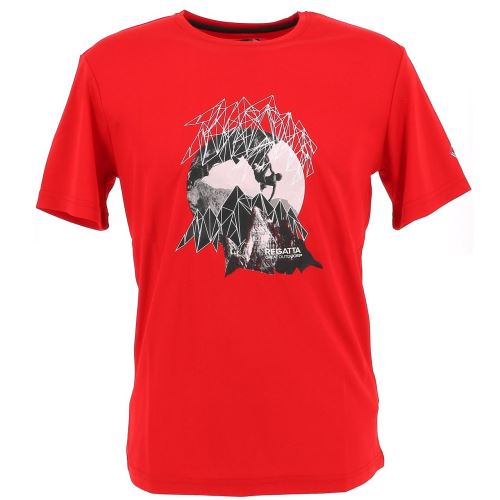 Tee shirt respirant Regatta Fingal iv classic red tee Rouge taille : 3XL réf : 18337
