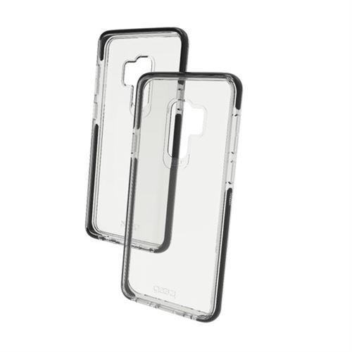 Gear4 Piccadilly - Achterzijde behuizing voor mobiele telefoon - D3O - zwart - voor Samsung Galaxy S9+