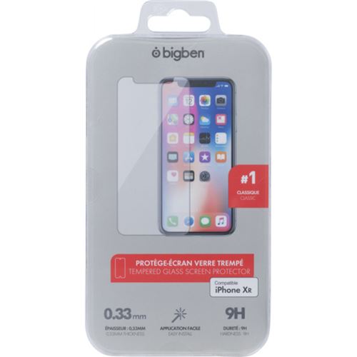 Protéction d'écran en verre trempé Big Ben pour iPhone XR - Accessoire pour  téléphone mobile - Achat & prix