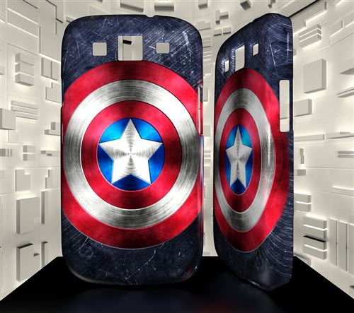 Coque Personnalisée Samsung Galaxy GRAND 2 CAPTAIN AMERICA Réf 23