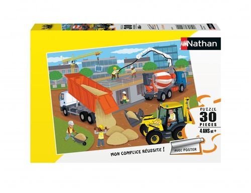 Puzzle Nathan Le chantier 30p