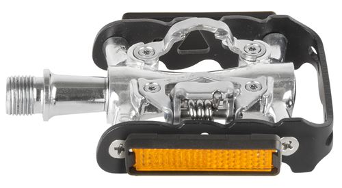 M-Wave Pédale Combinaison Peasy noir / argent par set