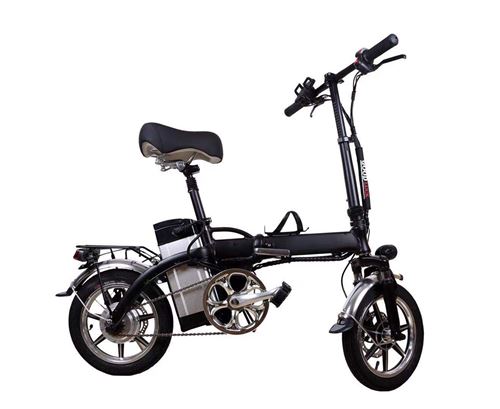 Vélo électrique Air Rise Noir - Guidon pliable, Pneu 14 , 350W, 10Ah