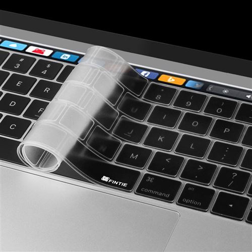 (#101) ENKAY TPU Keyboard Cover for MacBook Pro 13.3 Inch (2016) with Touch Bar & Pro 15.4 Inch (2016) with Touch Bar (A1706 / A1707) , Europe Version