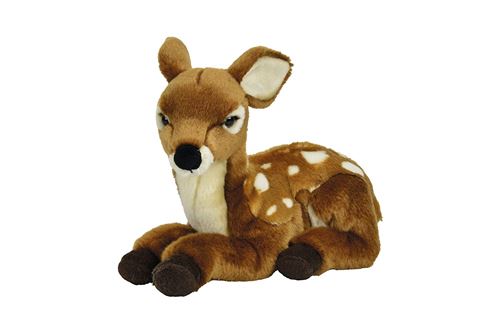 Nicotoy Peluche Faon Couche avec Beans 28 cm
