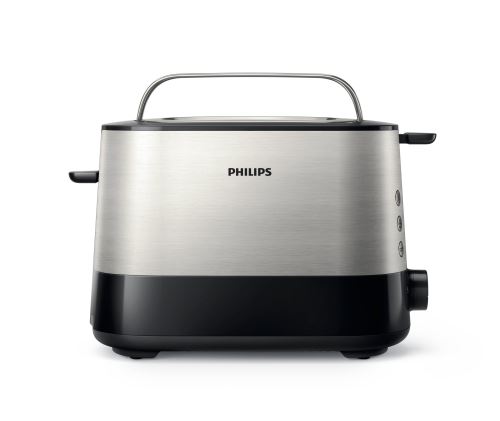 Philips Hd2637 90 Grille-Pain avec Fente Large Métal Noir 950 W