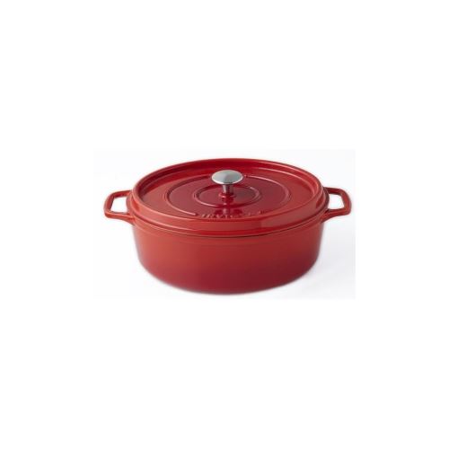 Invicta Cocotte Ovale - O 29 Cm - Rubis - Tous Feux Dont Induction