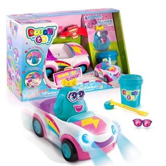 DOUGHN GO Voiture rose et personnage en pate a modeler a creer - DP 027