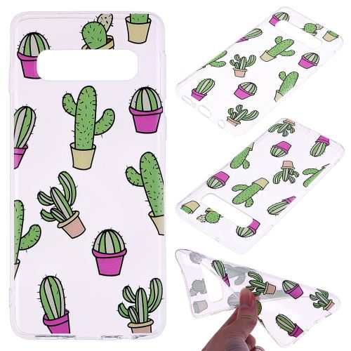 Coque en TPU impression de motifs cactus pour votre Samsung Galaxy S10