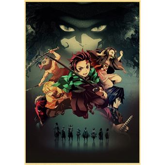 Demon Slayer (kimetsu no yaiba) Anime Poster - 42 x 30 cm (Style 06) - 1