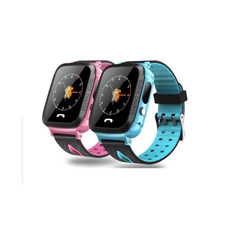 Montre Bracelet GPS pour Enfant (Bleu)