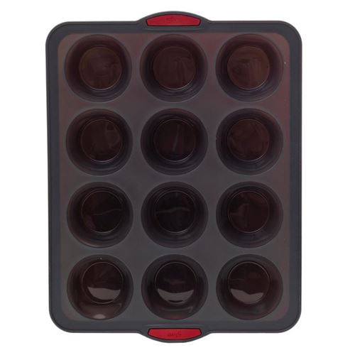 FIVE Simply Smart - Moule 12 Muffins Silicone Silitop 40cm Gris