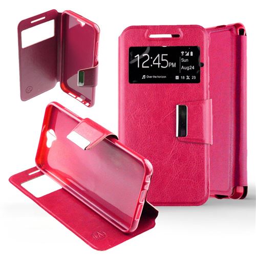 Etui Folio pour HTC One A9 - Rose Fushia