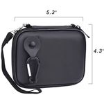 Sac De Rangement EVA Rigide 2pcs - Pour Disque Dur, Casque, Écouteurs, Câbles (7.5x7.5x3cm)