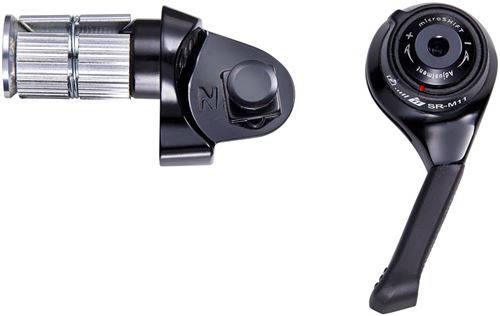 Microshift réglage SR-M11du pouce VTT droit noir 11 vitesses