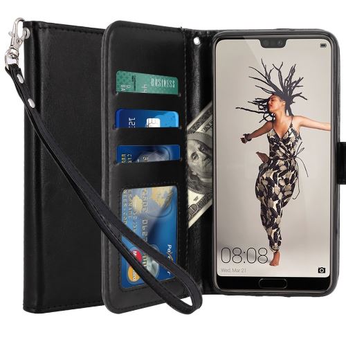 Housse pour Huawei P20 Pro Coque Etui de luxe Portefeuille Porte Carte Et Billet (avec bequille) - ADVANSIA