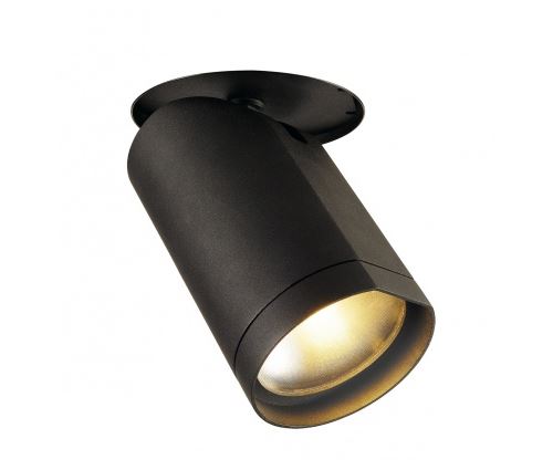 Bilas encastré, 25° led, rond, noir, 20w, 2700k