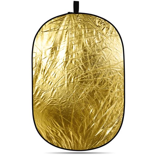 Réflecteur Pliable Portable 2 En 1 30 Cm - Or Et Argent Pour Photographie Studio Et Extérieur