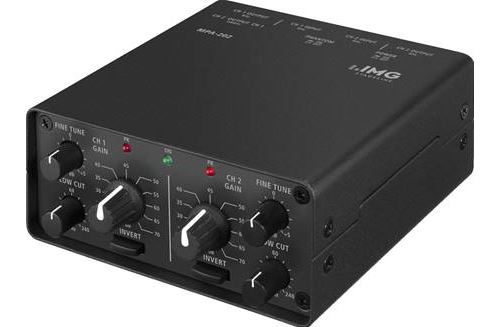 Préamplificateur micro 2 canaux Low Noise Monacor MPA-202