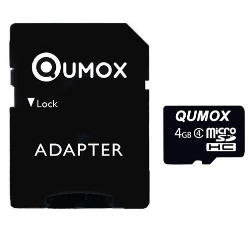 Carte mémoire micro SDHC 4Go 4g Micro SD MicroSD Card TF classe 4 Qumox