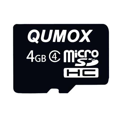 Carte mémoire micro SDHC 4Go 4g Micro SD MicroSD Card TF classe 4 Qumox -  Carte mémoire SD - Achat & prix