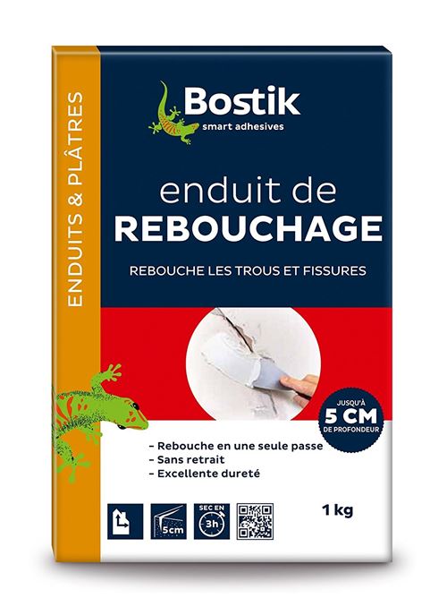 Enduit de rebouchage poudre 1kg