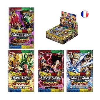 Jeu de cartes Dragon Ball JCC Booster 7 Assault of the Saiyans