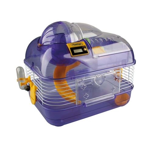 Comparer les prix de Cage pour hamster Marathon, 33 x 25 x 29 cm, avec compte tours, pour rongeur.