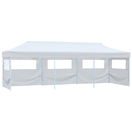 vidaXL Partytent pop-up met 5 zijwanden 3x9 m wit48873